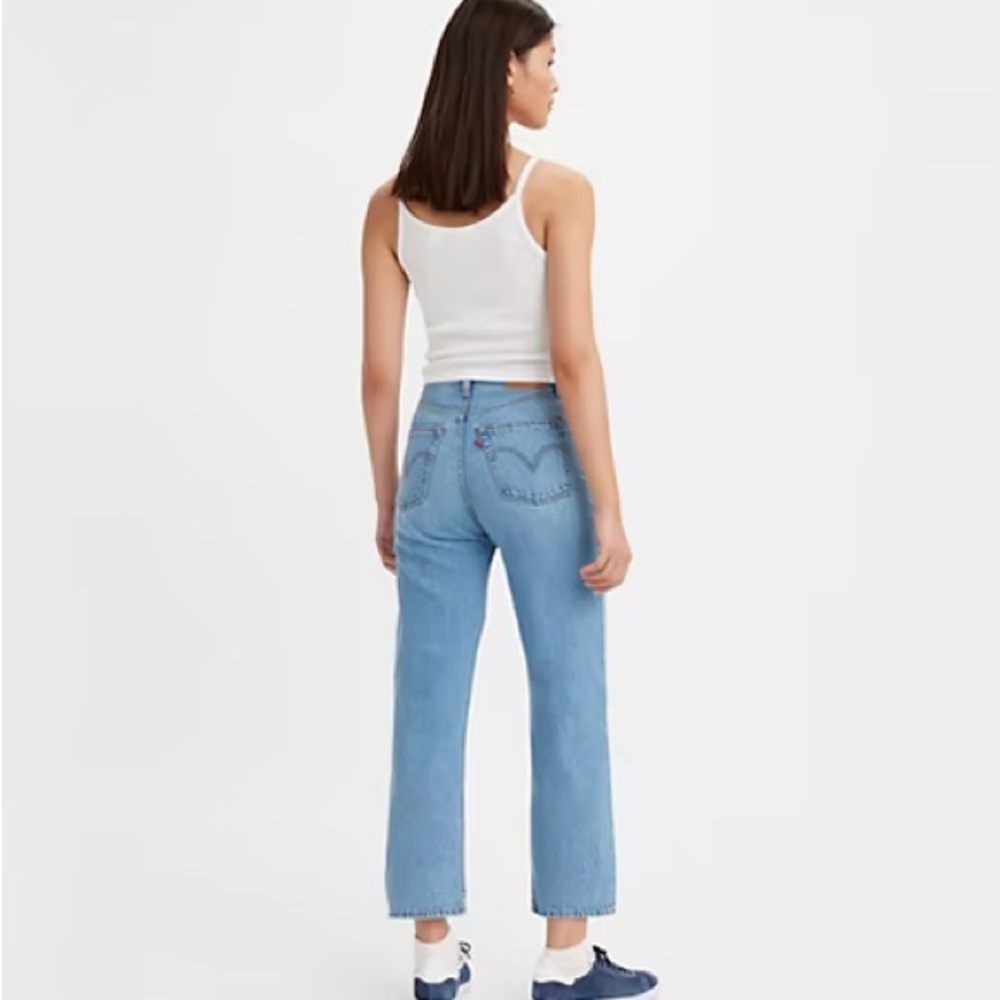 Levi’s RIbcage Straight Ankle Light Wash